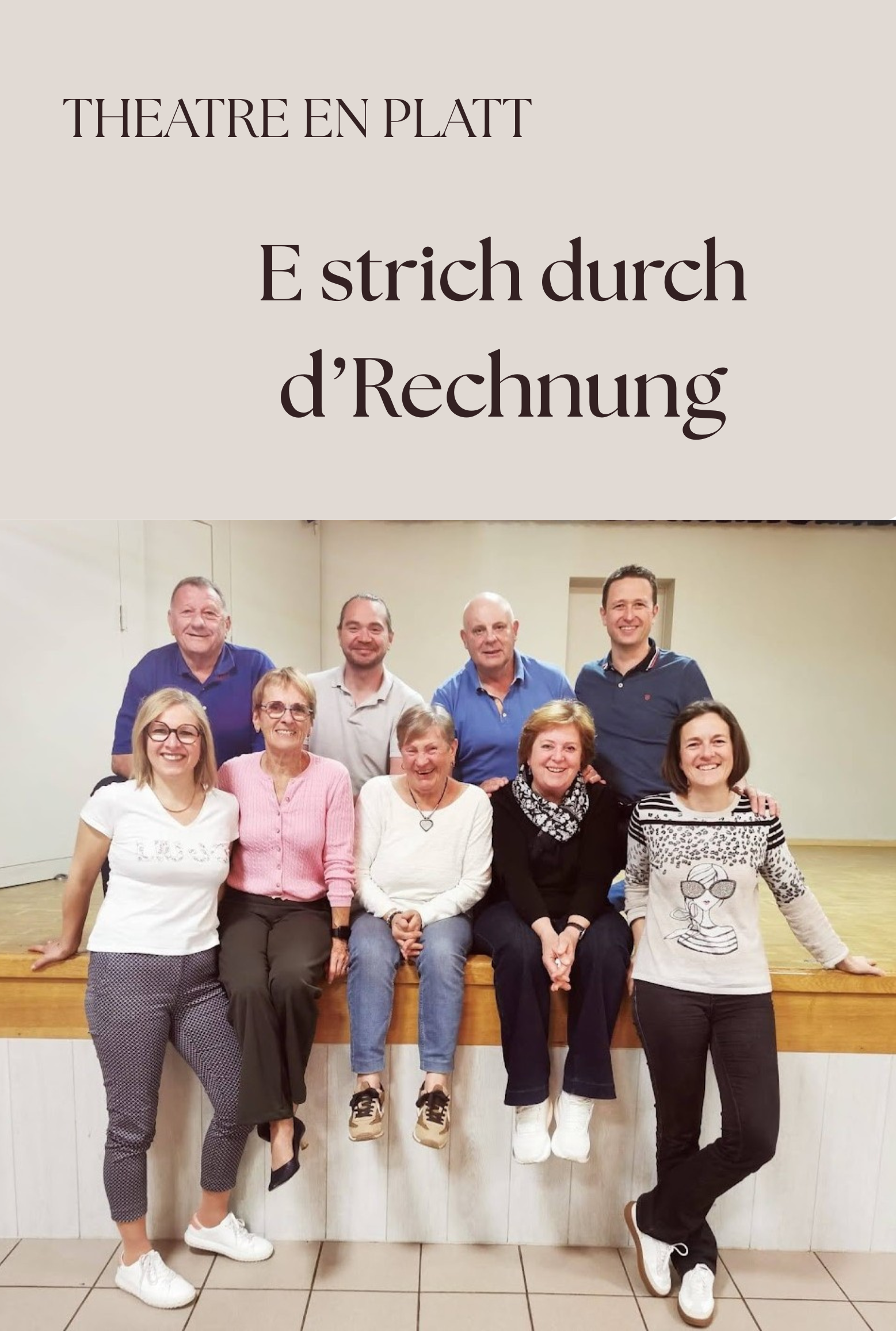 E strich durch d'Rechnung 